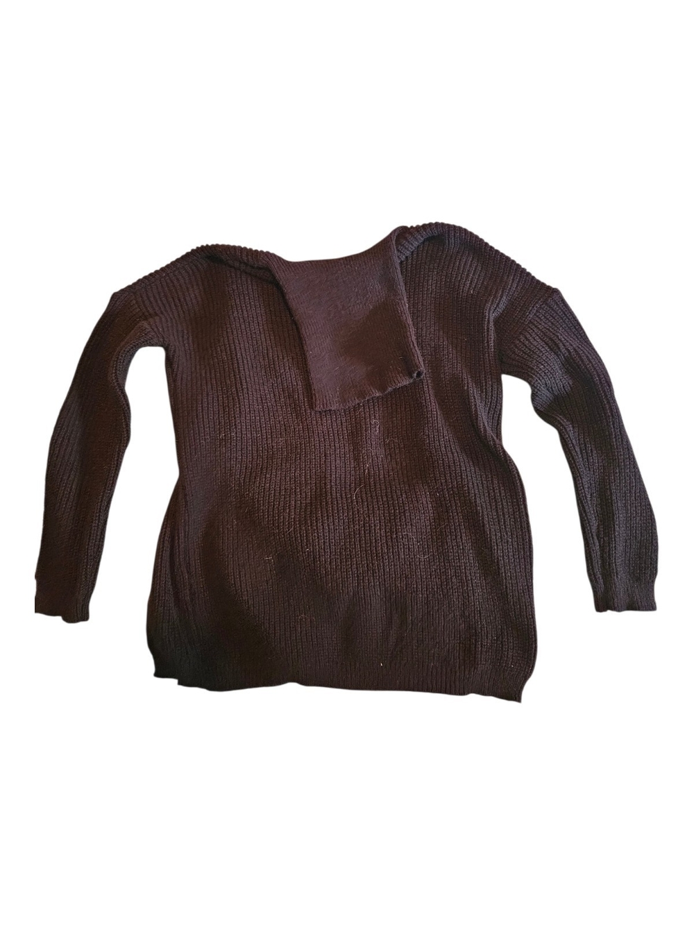 Cozy Women's Black Knit Turtleneck Sweater